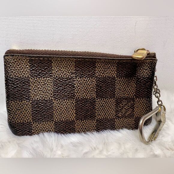 LOUIS VUITTON-CA0037 Damier Ebene Key Cles - Picture 1 of 12